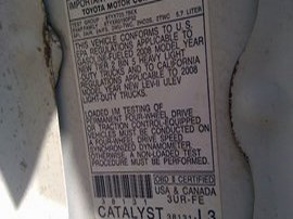 2008 TOYOTA TUNDRA WHITE LIMITED EXTD CAB 5.7L AT 2WD.  Z24890